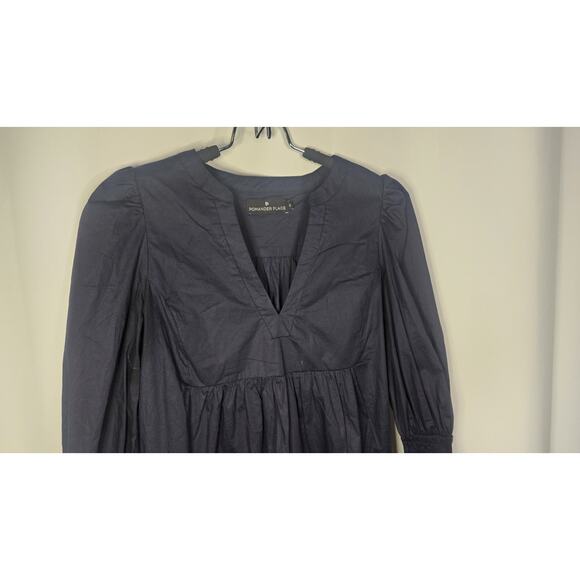 Tuckernuck Pomander Place Dress Blue Striped Kenzo Mini Size Small Tiered - Picture 3 of 9